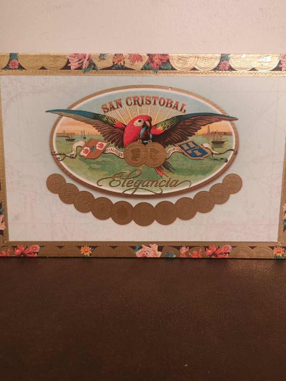 SAN CRISTOBAL ELEGANCIA IMPERIAL WOODEN EMPTY CIGAR BOX